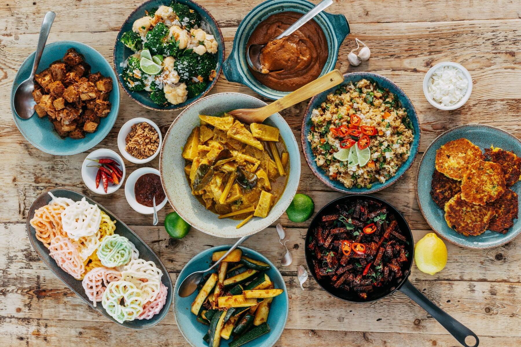 Fresh seasonal meals served at the retreat