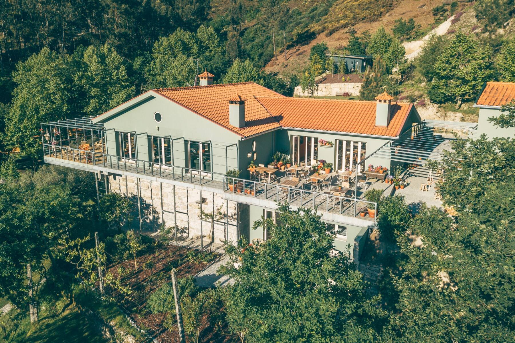 D'Alijo Yoga Retreats venue from above